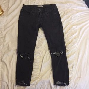 Free People Black Jeans